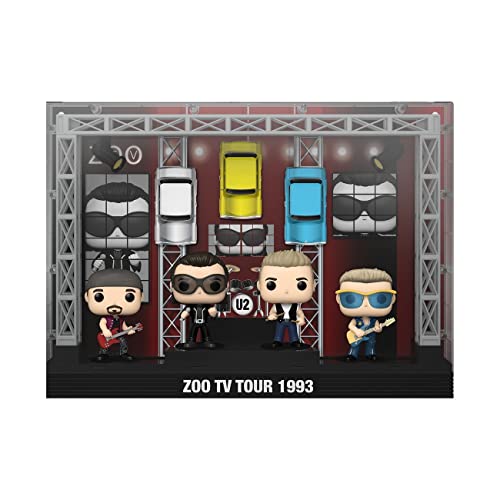 Funko Pop! Moments Deluxe: U2 - Daisy - Zoo Tv Tour - (1993) Stage - Figura In Vinile Da Collezione - Idea Regalo - Merchandising Ufficiale - Giocatto