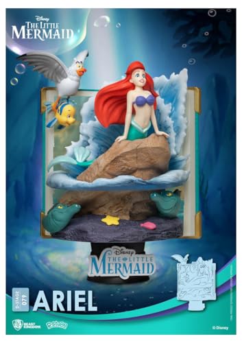 Beast Kingdom Toys Disney - Diorama-079 - Livre Histoire - Ariel