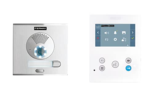 Fermax Kit Video City Veo-Xs Wifi Duox Plus 1L Citofono, Bianco