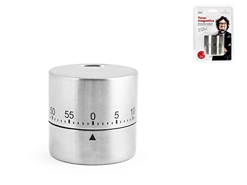 H&H Alessandro Borghese Timer Cucina, Inox