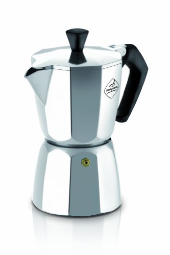 Tescoma 647003 Paloma Caffettiera 3 Tazze, Alluminio, Argento/Nero
