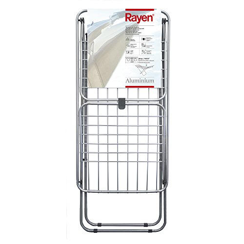 Rayen | Stendibiancheria In Alluminio | Con Una Superficie Di 20 Metri | Sistema Wing Block | Stendibiancheria Antiscivolo E Pieghevole Con Aste Xxl |