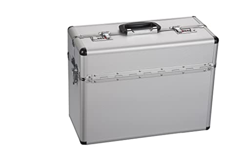 Alutec 61800 Valigia Pilota Universale Non Attrezzata (L X A X P) 460 X 360 X 220 Mm, Argento