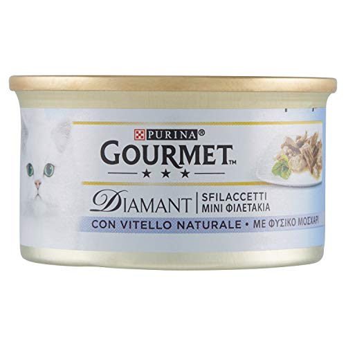 Purina Gourmet Diamant Sfilaccetti Con Vitello Naturale - 85 G