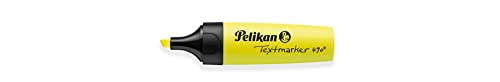 Pelikan Evidenziatore Textmarker 490, Giallo Fluo Nero Prodotti Per Ufficio, Poliestere, Multicolore, Taglia Unica