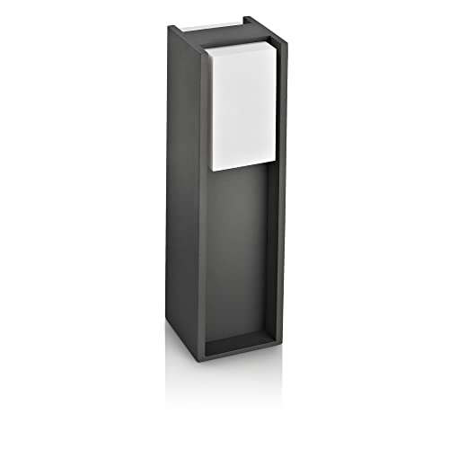 Philips Led Bridge, Lampada A Parete Led Per Esterni, Attacco E27, 40 Cm, Antracite