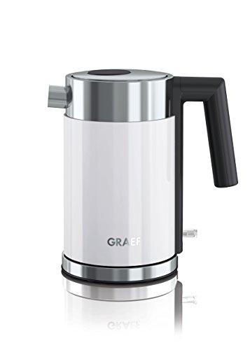 Graef Wk 401Eu Bollitore Elettrico, Acciaio Inossidabile, Bianco