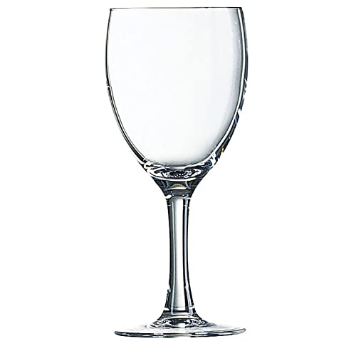 Arcoroc Elegance Bicchiere Di Vino Rosso 245Ml, Senza Contrassegno Di Riempimento, 12 Bicchiere