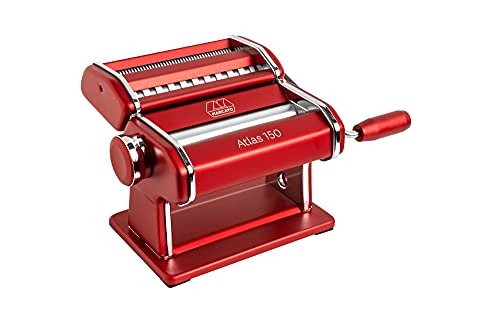 Marcato 1856400 Macchina Per Pasta, Acciaio Inossidabile, Rossa