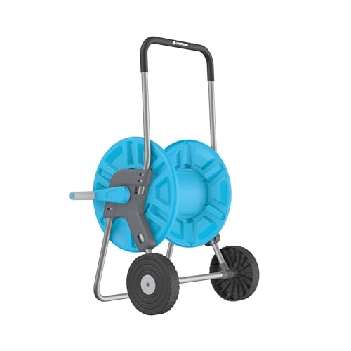 Cellfast Il Carrello Avvolgitubo Aluplus, Impugnatura In Gomma, Struttura In Alluminio, Resistente Alla Corrosione, 1/2 "", 60 M, 55-260