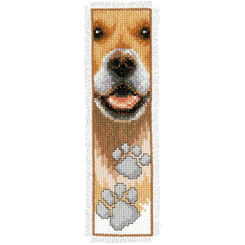 Vervaco, Contati Punto Croce Kit, Trucco Per Pagina Orma Del Cane, Multi-Colori