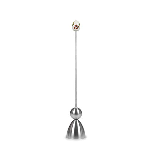 Take2 Ceramica Uovo Bloemen, Acciaio Inossidabile, Clack Keramik-Ei, Blumen, 4 Cm