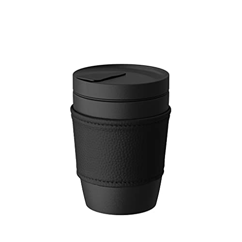 Villeroy & Boch Fabbricazione Rock Coffee To Go Becher, Premium Porzellan, 290 Ml, Mattschwarz
