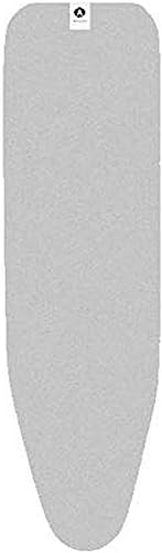Brabantia Faster Ironing Fodera, Riflettente Il Calore, Con Spugna Da 2 Mm, 110X30 Cm, Metallizzato