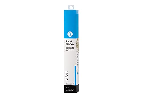 Cricut Smart Iron-On Heat-Transfer Vinyl | 1 Sheet | 33Cm X Ocean, Pvc, 0.9M (3Ft)