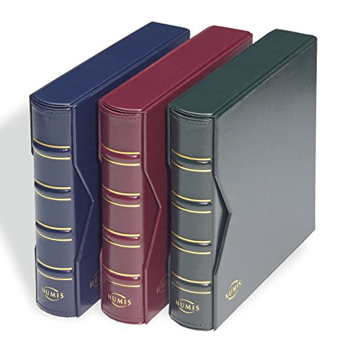 Leuchtturm 301280 Album Per Monete Numis Classic - Incl. Valigetta E 5 Custodie Per Monete Con Ø 44, 34, 25, 17 Mm - Verde