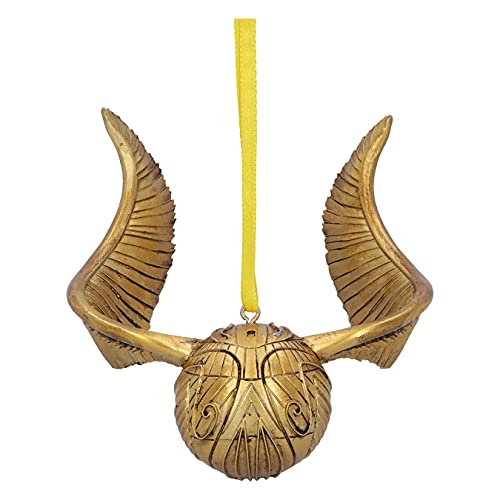Nemesis Now Producto Oficial De Harry Potter Golden Snitch Quidditch - Adorno Para Colgar, Color Dorado
