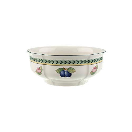 Villeroy & Boch French Garden Fleurence Ciotola Rotonda, Porcellana Premium, Bianco/Multicolore