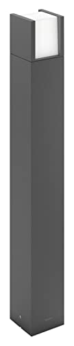 Philips Lighting Lampione Led Arbour, Per Esterni, Medio, 6W, Luce Bianca Calda, Nero