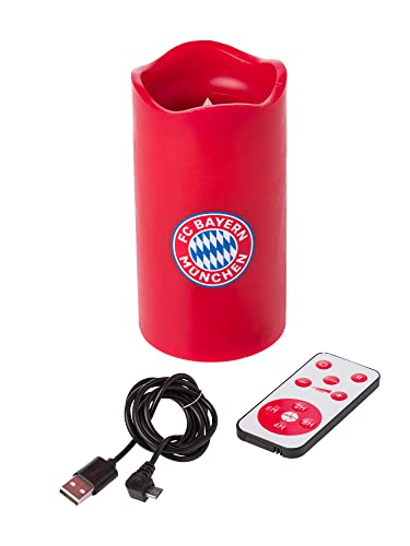 Fc Bayern München - Proiettore A Led In Vera Cera, Con Logo Rotante Soffitto, Telecomando Incluso