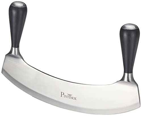 Pinti Inox Professionale Mezzaluna, Acciaio Inossidabile, Nero