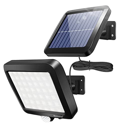 Benma Lampade Solari Da Esterni, Luci Solari, Lampade Da Parete Per Esterni, Luci Solari Da Giardino Con Sensore Di Movimento, Angolo Di Illuminazione