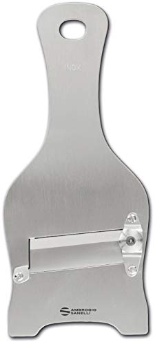 Sanelli Ambrogio Acciaio Ambrogio Sanelli-Affettatartufi Regolatore Di Qualità Per Un Taglio Preciso. Lama Liscia, Inox, Inossidabile, 23.0X9.0X2.5 Cm