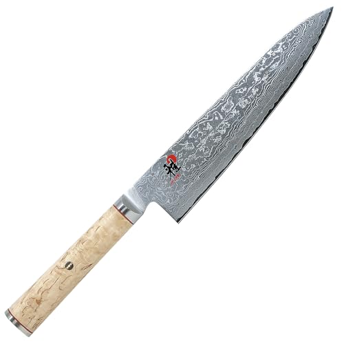 Zwilling - Coltello Da Cucina "Gyutoh", Lunghezza Lama: 20 Cm, Design Lama: Damascato