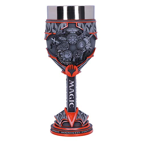 Nemesis Now Magic The Gathering-Calice Con Ruote In Cinque Colori, Acrylic, Grigio, 19.5Cm