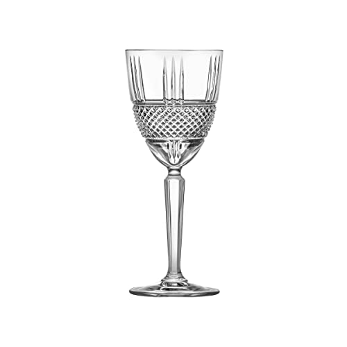 Rcr 26966020006 Brillante Bicchieri Da Vino Rosso, 230 Ml, Set Da 6 Pezzi, Made In Italy, Lavabile In Lavastoviglie, Ideale Per Sposi, Nuovi Proprieta