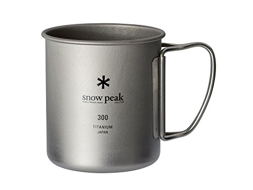 Snow Peak Tazza In Titanio A Parete Singola (Mg-142), Grigio