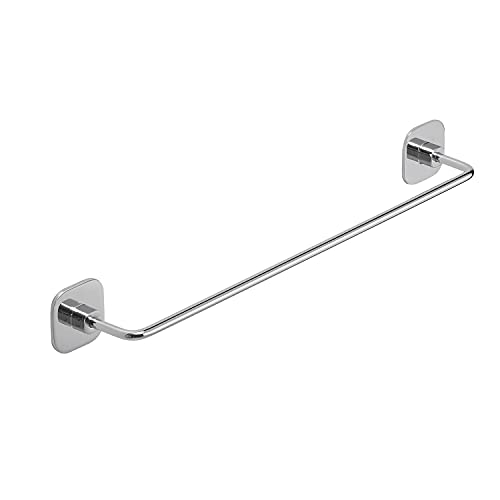 Gedy G-Teide Asciugamani 60Cm, Misure: 5,3X60X6,7 Cm, Porta Salviette In Acciaio Inox E Cromall, Finitura Cromata, Incluso Di Biadesivo 3M E Viti, Des