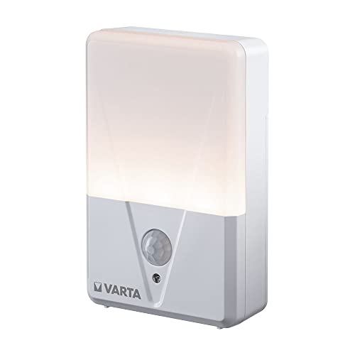 Varta Luce Notturna Motion Sensor, Funzionamento A Batterie, Incluse 3Xaaa, Funzione Di Movimento, Potenza Della Luce Led Fino A 17 Lumen