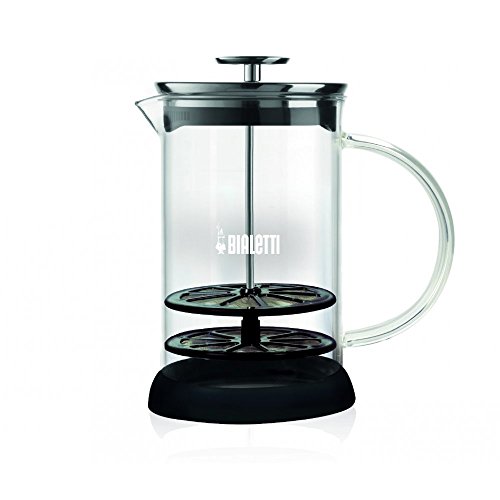 Bialetti Cappuccinatore, Crema Perfetta, Adatto All'Utilizzo In Microonde, Lavabile In Lavastoviglie, 330 Ml, Vetro