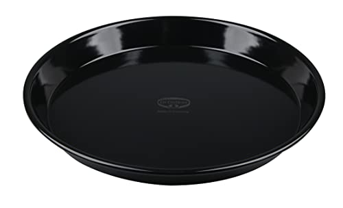 Dr.Oetker Teglia Da Forno Per Pizza Linea Tradition Ø24 Cm In Nero - Acciaio Di Alta Qualità Per Cottura Uniforme - Superficie Antiaderente Per Facili
