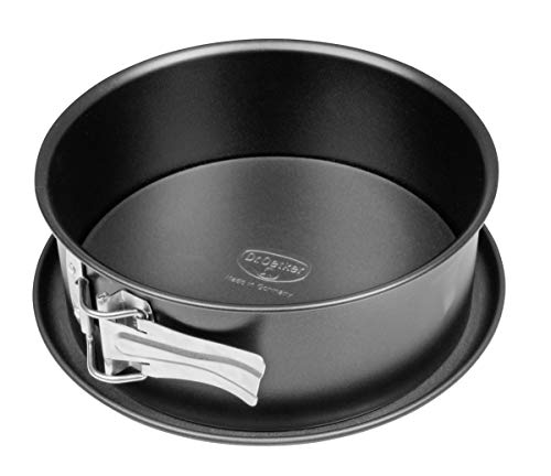 Dr. Oetker Tortiera Apribile Ø 18 Cm Classic Back-Freude (Colore: Nero), Quantità: 1 Pezzo, Acciaio, 18 X 18 X 7 Cm