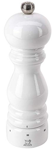 Peugeot Paris U Select - Macina Sale In Legno Naturale, Colore: Bianco 18 Cm Bianco Laccato
