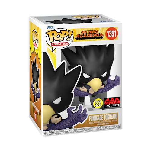 Funko Pop My Hero Academia Fumikage Tokoyami Statuetta Gitd (Anime Aaa Esclusivo)