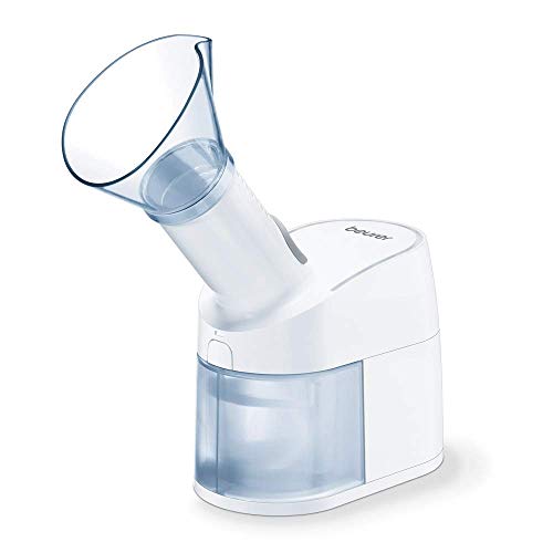 Beurer Nebulizzatore A Vapore Si 40, Per Uso Per Bocca, Naso E Gola Per Raffreddori, Nebulizzazione Di Liquidi E Oli Essenziali, Extra Silenzioso
