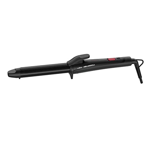Rowenta X Karl Lagerfeld Cf321L Ferro Arricciacapelli, 25 Mm, Rivestimento Cheratina Lucente, Onde E Ricci Naturali, Temperatura Costante 200°C, Risca