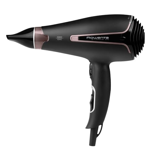 Rowenta Cv7920 Silence Ac Asciugacapelli, Silenziosità Estrema, Motore Ac 2300 W Di Lunga Durata, Concentratore Di 8 Mm, Diffusore Del Volume, Tecnolo