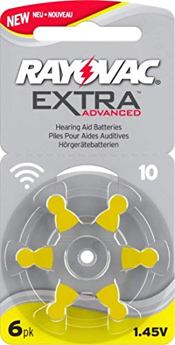 Rayovac - Batterie "Extra Advanced" Per Apparecchi Acustici, Tipo 10, Confezione Da 6 Pezzi