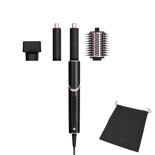 Shark Flexstyle Styler E Asciugacapelli 3 En 1, Con Arricciacapelli, Spazzola Ovale Volumizzante, Concentratore E Custodia Da Viaggio, Senza Danni Da