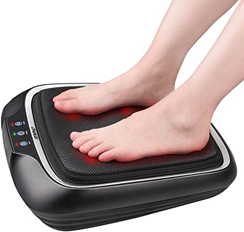 Renpho Massaggiatore Con Calore, Macchina Per Massaggiatore Elettrico Per Piedi Shiatsu Per Schiena Per Impastare A Caldo Per Gambe