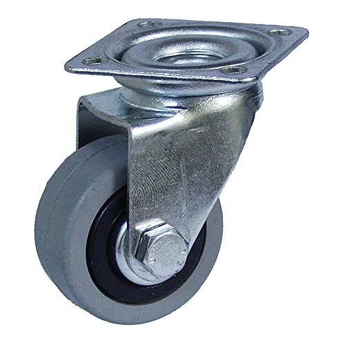 Afo 476/40 Gg – Ruota Diametro 40 Cliper Platina Gomma Grigio