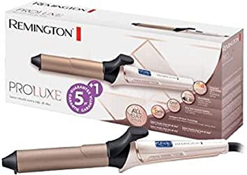 Remington Ferro Arricciacapelli - Per Ricci Grandi 32Mm - Proluxe Digital: Tecnologia Optiheat, Rivestimento Ceramico Grip-Tech; Display Lcd Fino A 21