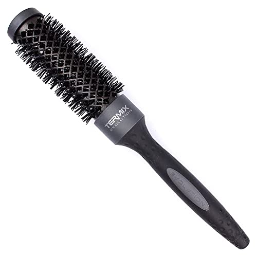 Termix Evolution Plus Ø28 - Spazzola Termica Rotonda Con Fibre Appositamente Studiate Per Capelli Spessi. Disponibile In 8 Diametri E In Formato Pack.