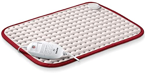 Beurer Hk Comfort Termoforo Con Morbida Superficie In Micropile E Tre Livelli Di Temperatura, Traspirante, Avvolgente E Non Irritante Per La Pelle, Sp