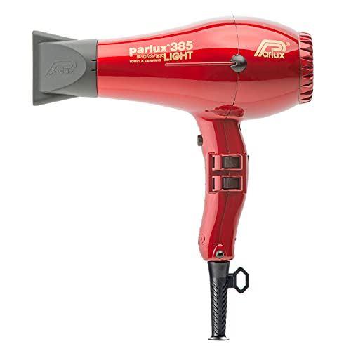 Asciugacapelli Professionale Parlux 385. Potente, Leggero E Con Tecnologia Agli Ioni Negativi. Asciugatura Veloce, Capelli Radiosi E Sani. Made In Ita