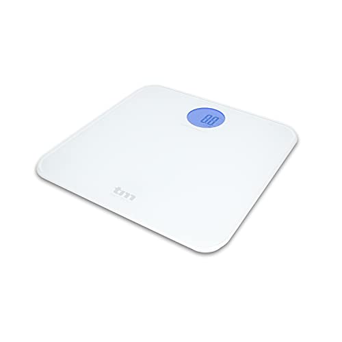 Tm Electron Tmpbs030 - Bilancia Digitale Da Bagno, Display Xxl, Colore: Bianco